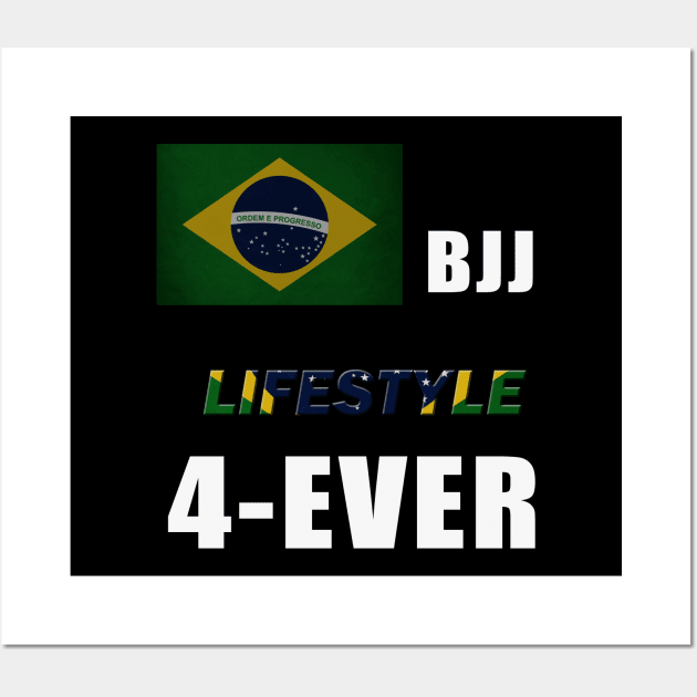 BJJ lifestyle forever Wall Art by OnuM2018